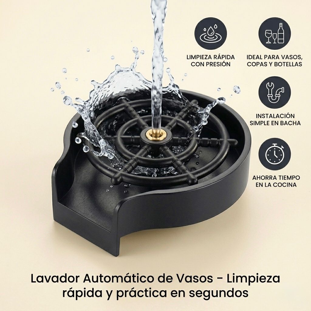 Enjuagador de Vasos Automático