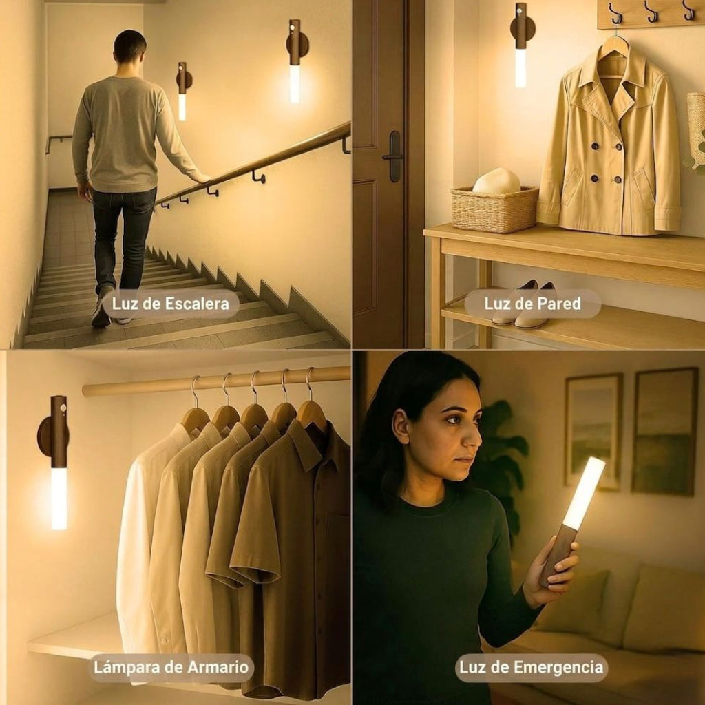 Foco Imantado LED con Sensor de Movimiento